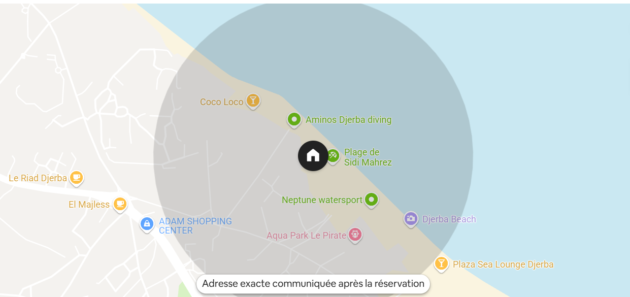 Map location